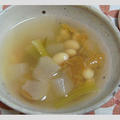 ころころ冬瓜の冷たい梅スープ。