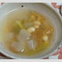 ころころ冬瓜の冷たい梅スープ。