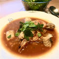 魚のボーンブロス(骨スープ)　アラと野菜ジュースで作るブイヤベース