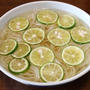 初めて？の「半田そうめんのすだち冷かけ」