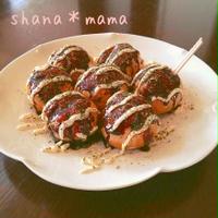 プチシューでたこ焼き♪