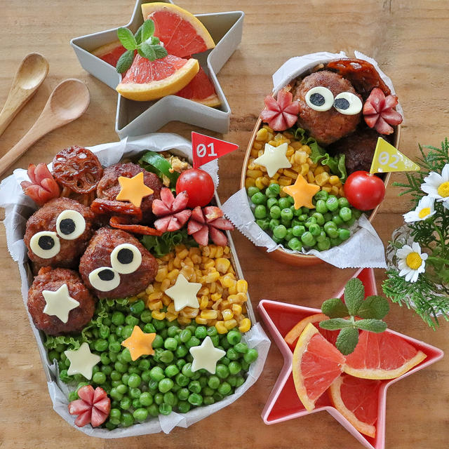 可愛いお弁当を旦那に持たせる嫌がらせ弁当「肉団子編」