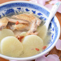 【薬膳料理】コラーゲンたっぷり♡鶏手羽先と大根のスープ　圧力鍋レシピ