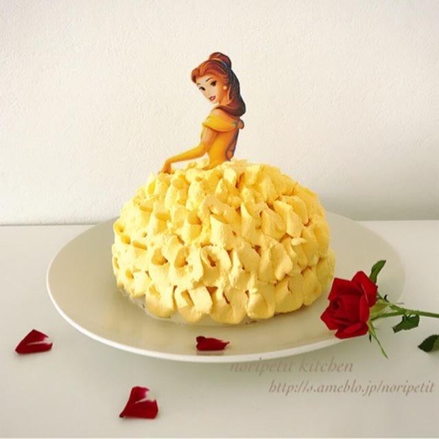 <美女と野獣> ベルのプリンセスケーキde HAPPY BIRTHDAY♡