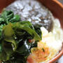 さぬきうどんの亀城庵「豪華福福讃岐うどんセット」の並切麺と太切麺で鍋焼きうどん♪