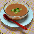 理想のトマトで混ぜるだけ〜の超簡単！和洋どっちもいけちゃう、ひんやりスープ。