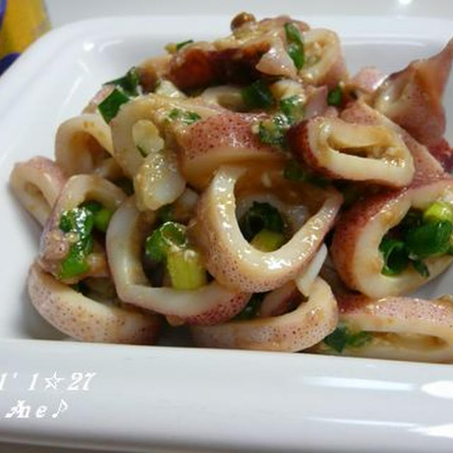 やりイカ☆酢味噌和え≪肴♪
