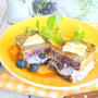 Blue x Blue Stuffed French Toastブルーｘブルークリームチーズ挟みフレンチトースト