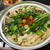 水菜の鍋焼きうどん／使えなかった残りモノは捨てたらいいのだ