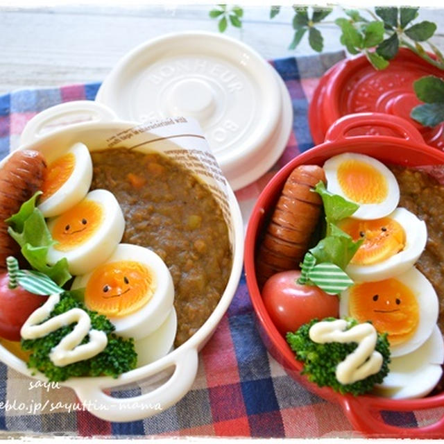 ドライカレー弁当☆女子高校生のおべんとう♪
