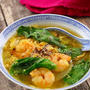 レタスと海老のカレー中華スープ (レシピ)