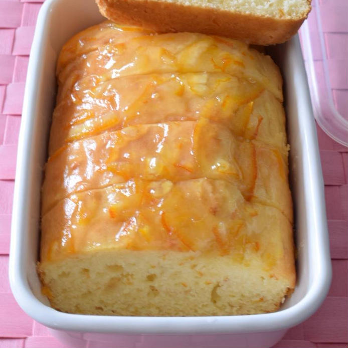 手作りピールで！爽やかオレンジパウンドケーキの作り方の画像