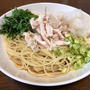 大根おろしと鶏の和風スパゲティー