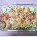 切って乗せて焼くだけ簡単ズッキーニとトマトのチーズ焼き