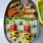 2月2日　ウインナーで赤鬼くん弁当