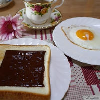スライス生チョコレート　トースト