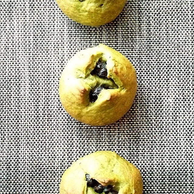 抹茶黒豆パン