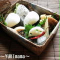 塩麹ガーリックワイン漬け鮭の甘味噌ソース～のお弁当 by YUKImamaさん