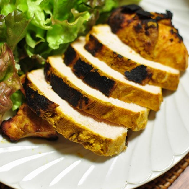 鶏むね肉のタンドリーチキンで一昨日の晩ごはん