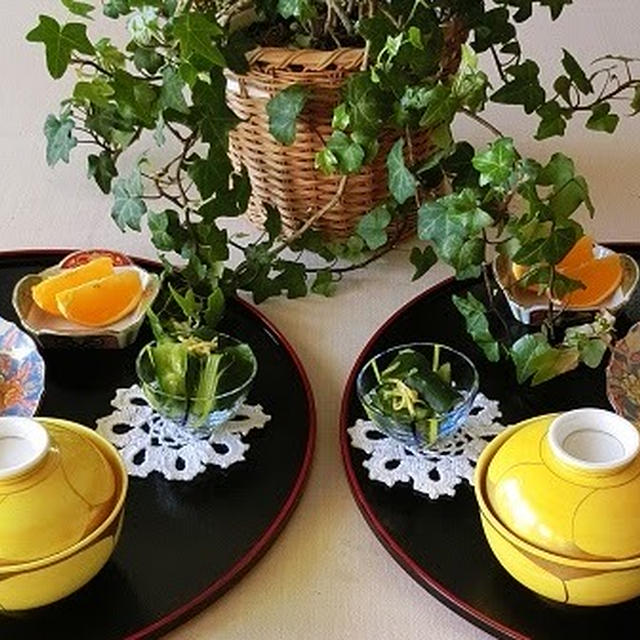 きびなごと菜の花の卵とじ＊九州のお土産