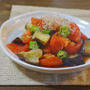 あっさり美味しい 夏野菜のおかか醤油和え