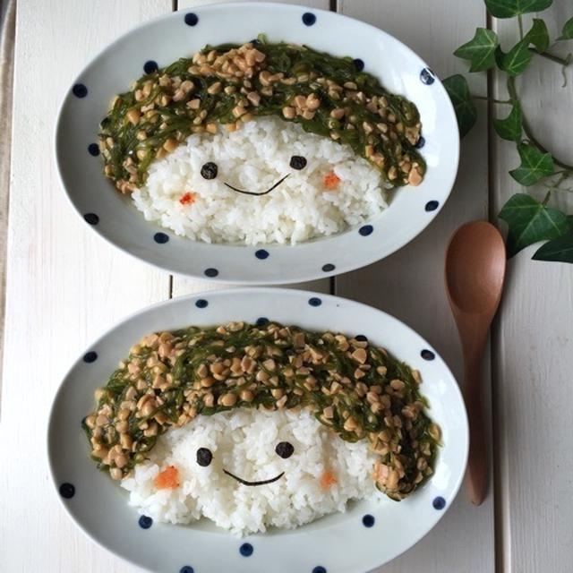 めかぶ納豆＊デコごはん