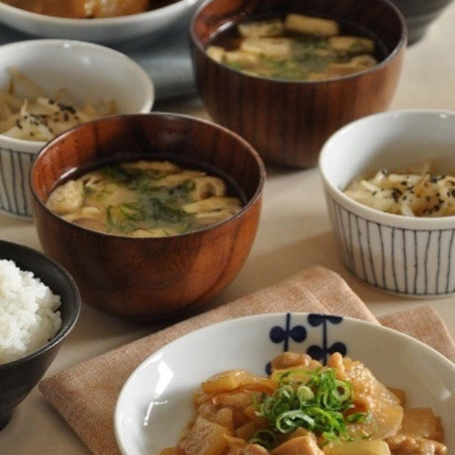 ”【1週間節約献立】ごはんがススム！口の中でとろけるおいしさ鶏肉と大根の照り煮献立”