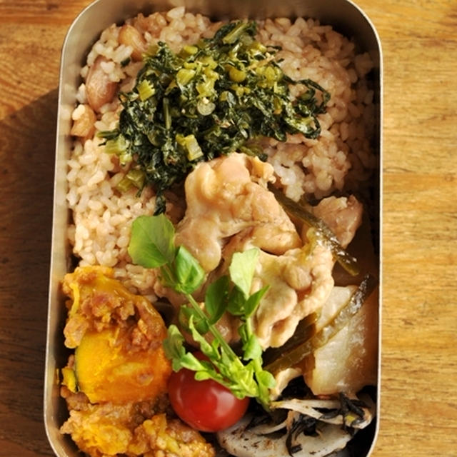 久しぶりに　「本日のお弁当」　　とか。