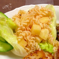 マ・マー早ゆでパスタでタラモパスタサラダ