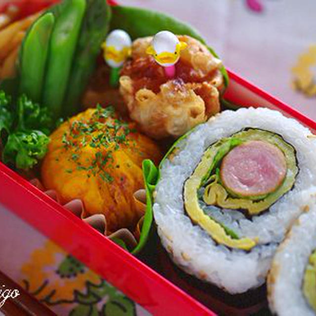 裏巻き寿司のお弁当
