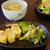 鶏牛蒡の炊き込みごはんと青柳とわけぎのぬた