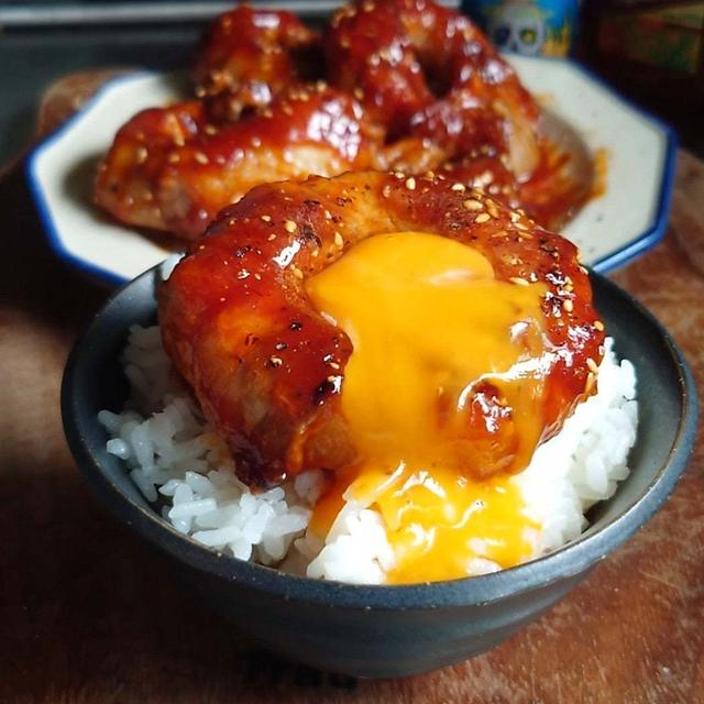 懐かしレシピより❤おかわりがとまらない旨だれオニオンリング肉巻き❤
