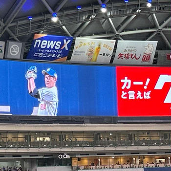 野球観戦と花火