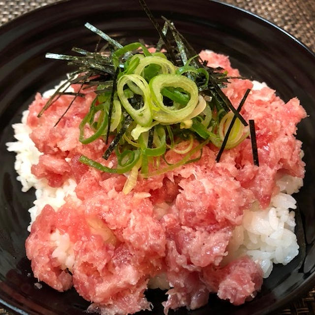 ふるさと納税♪ねぎとろ丼♡かぼちゃ煮♡豚汁