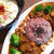 夏のヘルシーカレー：ナスとひき肉と豆のカレー