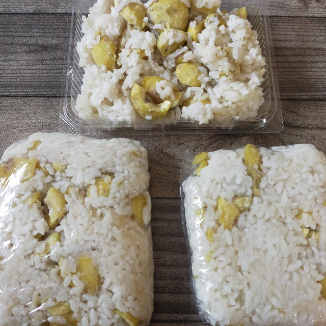 今年最初の栗仕事＼(^o^)／やっぱり栗ご飯美味しい(*´艸｀*)