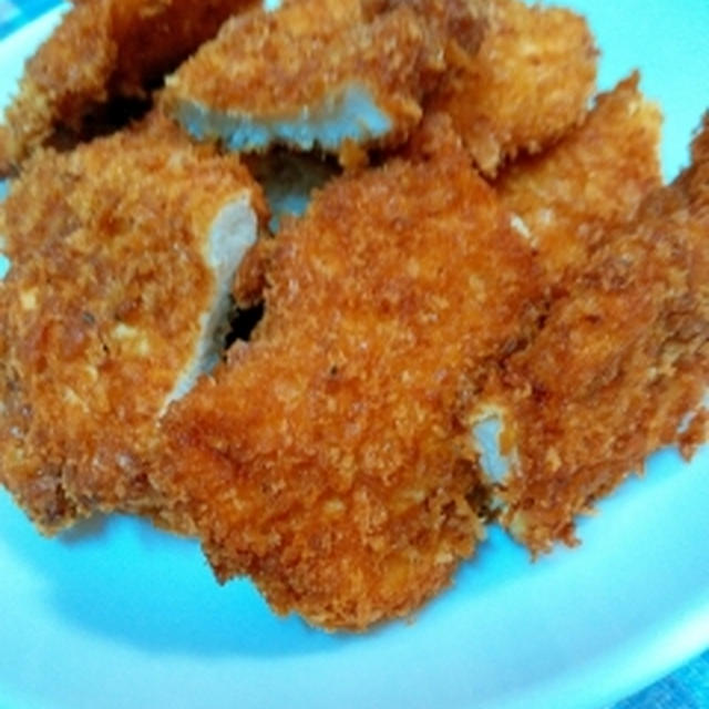 やわらかくて食べやすい☆漬けむね肉でチキンカツ　/　マイコプラズマ