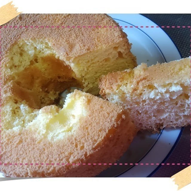 アーモンドパウダーで低糖質シフォンケーキ By ミホ アラフィフダイエットさん レシピブログ 料理ブログのレシピ満載