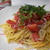 トマトとしらすのパスタ