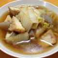 厚揚げと白菜の煮物
