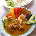 【夕飯】夏野菜のスープカレー