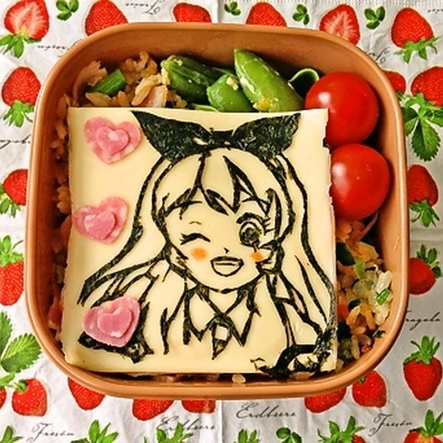 海苔切り挑戦！アイカツ　いちごちゃん
