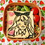 海苔切り挑戦！アイカツ　いちごちゃん