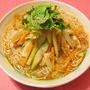 中華風鶏とセロリのにゅうめん
