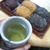 おやつ☆おはぎと緑茶