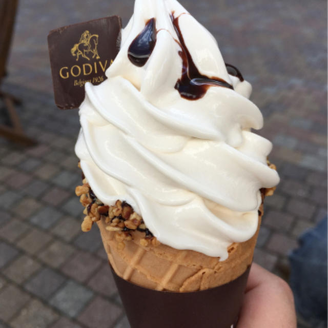 チョコじゃなかったゴディバのソフトクリーム