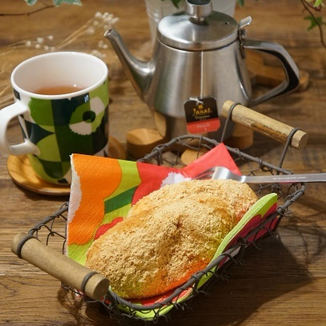 揚げパンの晩ごはん