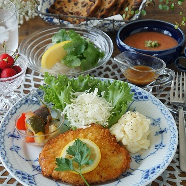 安いお肉がごちそうに、ミラノ風ポークカツレツ