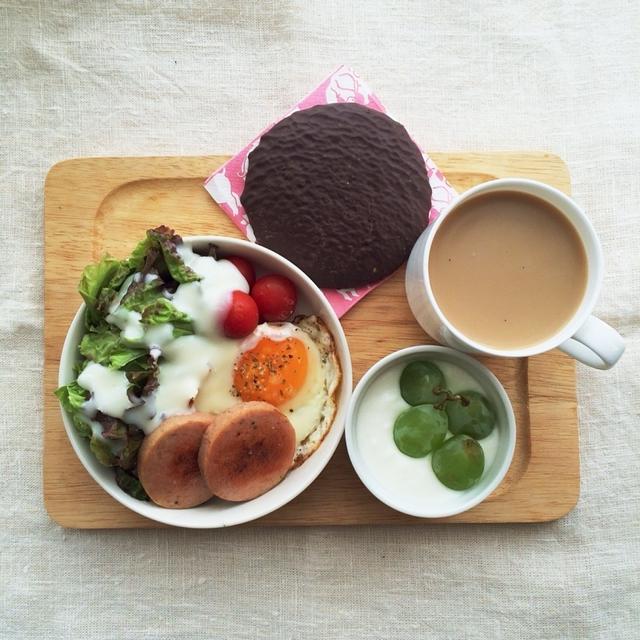 8月10日の朝ごはん。