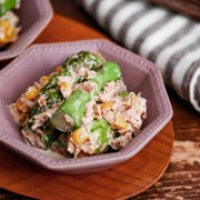 【シャキシャキ食感がたまらない！】アスパラとツナマヨコーンのサラダ♡